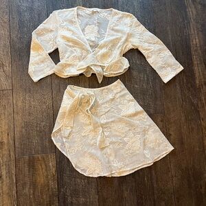 For Love And Lemons two piece cover up